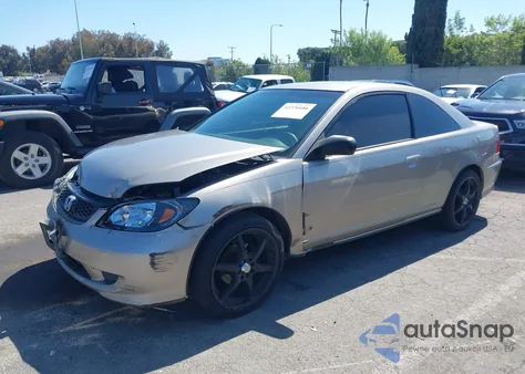 2004 Honda Civic Lx z USA, uszkodzony, nr VIN 1HGEM22534L010753